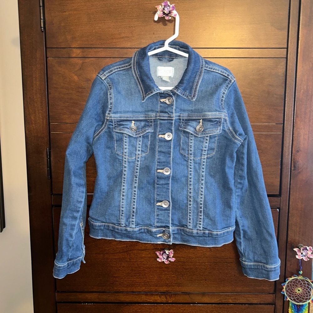Girls Classic Blue Denim Jacket size 7/8